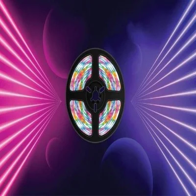 Porodo Blue RGB Light Strip Sound Reactive Lighting